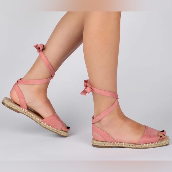 Journee Emelie Women's Espadrille Sandals- SZ 9 - Picture 2 of 7